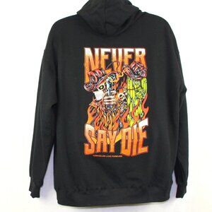 As*holes Live Forever Never Say Die Hoodie Mens XL